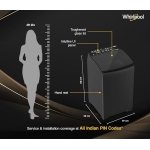 Whirlpool 9 Kg 5 Star BloomWash Royal Plus Fully Automatic Top Load Washing Machine (BW ROYAL PLUS H 9 KG GREY 10YMW with In-Built Heater)
