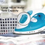 HAVELLS Fabio 1250 W Steam Iron with Teflon Coated Sole Plate, Vertical & Horizontal Ironing & 2 Years Warranty. (Blue