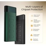 Ambrane 10000mAh Slim & Compact Powerbank, 22.5W Fast Charging, USB & Type C Output, Power Delivery, Quick Charge for iPhone, Android & Other Devices, Made in India + Type C Cable (Stylo 10, Black)