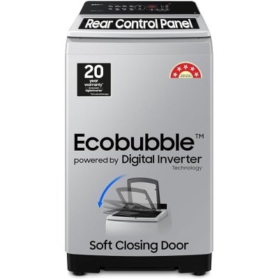 Samsung 7 kg, Eco Bubble Technology, Digital Inverter Motor, Soft Closing Door, Fully-Automatic Top Load Washing Machine (WA70BG4441YYTL, Lavender Gray)