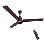 Orient Electric 1200 mm Zeno BLDC | BLDC energy saving ceiling fan with Remote |BEE 5-star rated | Saves up to 50% on electricity bills | 3-year warranty by Orient | Brown, pack of 1