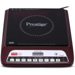Prestige PIC 20 1200 Watt Induction Cooktop with Push Button (Maroon)