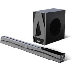 boAt Aavante Bar Orion Plus, 160W Signature Sound, 2.1CH,Multi-Compatibility, Attractive Design, EQ Modes & Master Remote Control, Bluetooth Sound Bar, Home Theatre Soundbar Speaker (Midnight Black)