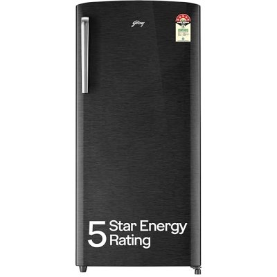 Godrej 194 L 5 Star Turbo Cooling Technology Ensuring Faster Cooling Direct Cool Single Door Refrigerator With Advanced Inverter Technology (RD EMARVEL 215E THI FS ST, Fossil Steel)