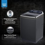 Voltas Beko, A Tata Product 9 Kg 5 Star Fully-Automatic Top Loading Washing Machine with Anti-Bacterial wash Technology (2025 Model, WTL9006UEAH / OBS3060, Dark Grey, Inbuilt Heater)