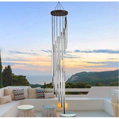 Paradigm Pictures Wind Chimes for Home || Home Decor Items (Silver Color)