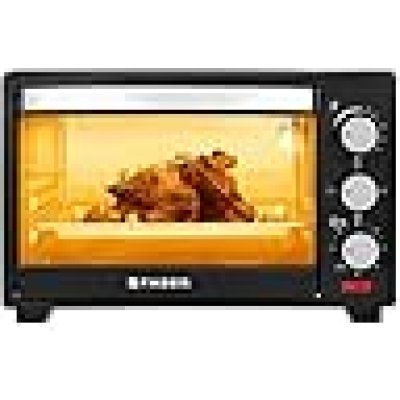 Faber FOTG 20L Neo|1400 Watts OTG|Bake,Toast, Grill| 4 Stage Functions,Upper & Lower Heating|Cool-Touch Handle, Heat Resistant Glass, Indicator Light, Auto-Shut, Ready Bell| Removable Crumb Tray