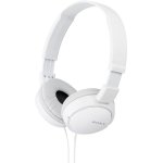 Sony MDR-ZX110A On-Ear Stereo Headphones (White), without mic