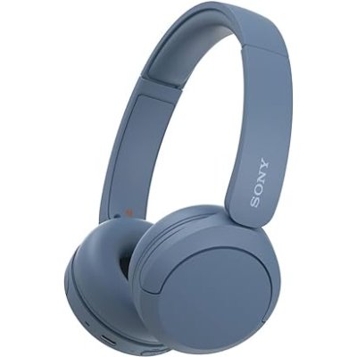Sony WH-CH520 Wireless Bluetooth Headphones with Mic, Up to 50Hrs Battery, Quick Charge, DSEE Upscale, Multipoint Connectivity, Voice Assistant, Customized EQ-Blue