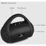 Zebronics ZEB-COUNTY 3W Wireless Bluetooth Portable Speaker With Supporting Carry Handle, USB, SD Card, AUX, FM & Call Function. (Black)