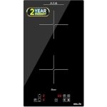 IBELL EMINENCE02 Induction Hob, Electric, 3500W, with 2 Heating Zones, Toughen Glass and Touch Controls (Black)