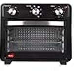 Pigeon by Stovekraft Air Fryer Oven 25L | 2-in-1 Appliance (OTG + Airfryer) | 1400 Watts | Air Fry, Bake, Broil, Toast, Defrost (Black) | Without Rotisserie