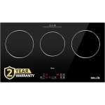 iBELL EMINENCE03 Induction Hob, Electric, 5600W, with 8 Level Power Setting, Auto -Off Protection, Toughened Glass and Touch Controls (Black)