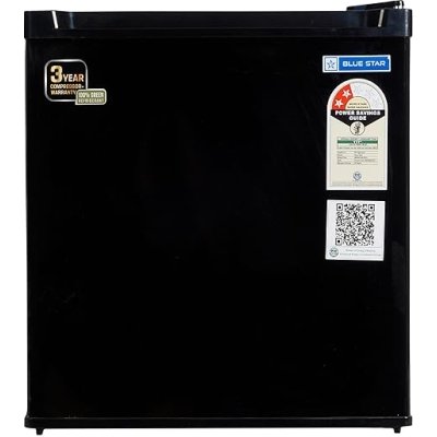 Blue Star 45 Ltr, 2 Star, Mini Refrigerator With Freezer, Direct Cool, Black, MR60-GB
