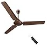 atomberg Efficio Alpha 1200mm BLDC Ceiling Fan with Remote Control | BEE 5 star Rated Energy Efficient Ceiling Fan | High Air Delivery with LED Indicators | 2 Year Warranty (Gloss Brown)