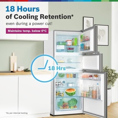 Bosch MaxFlex Convert 303L, 3 Star Inverter Frost Free Triple Door Refrigerator (CMC33S03NI,Convertible, Spa