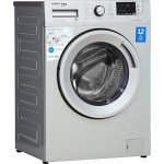 Voltas Beko 7 Kg Inverter Fully-Automatic Front Loading Washing Machine, Inbuilt Heater, 26 Stain Remover (WFL70S, Silver)