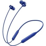 OnePlus Bullets Bluetooth Wireless in Ear Z2 Earphones with Mic, Bombastic Bass, 12.4 mm Drivers, 10 Mins Charge, 20 Hrs Music, 30 Hrs Battery Life, IP55 Dust & Water Resistant (Beam Blue)