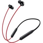 OnePlus Bullets Z2 Bluetooth Wireless in Ear Earphones with Mic, Bombastic Bass, 10 Mins Charge - 20 Hrs Music, 30 Hrs Battery Life (Acoustic Red) Visit the OnePlus Store