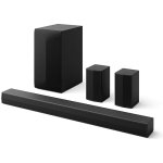 LG Soundbar S65TR, 600W, 5.1 Ch Home Theater Soundbar with Dolby Digital & DTS Digital Surround, AI Sound Pro, Wow Interface, Wireless Subwoofer & New Wireless Rear Speaker Without Receiver Box