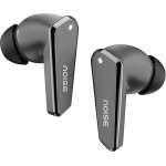 Noise Buds N1 in-Ear Truly Wireless Earbuds with Chrome Finish, 40H of Playtime, Quad Mic with ENC, Ultra Low Latency(up to 40 ms), Instacharge(10 min=120 min), BT v5.3(Carbon Black)