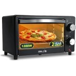 iBELL WAVE10 OTG Oven with Timer, Temperature Control, 10 Litre, 1200 Watts (Black)