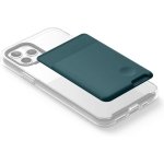 ClickCase Liquid Silicone Metro/Credit Card Holder for Back of Mobile or Case,Adhesive Sleeves Stick on Phone Back Wallet for All Smart Phones (Green)