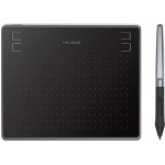 HUION HS64 Graphics Drawing Tablet Battery-Free Stylus Android Windows macOS with 6.3 x 4 inch Working Area Pen Tablet for Linux, Mac, Windows PC and Android (HS64, 6.3 x 4 inch), Black