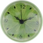 MYADDICTION Silicone Waterproof Kitchen Bathroom Bath Shower Suction Cup Clock Green
