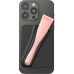 Case Creation Silicone Lip Balm Holder, Universal Adhesive Back Stick-On Case for iPhone and Android (Black)