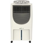 Havells Fresco 32L Personal Air Cooler for home | Powerful Air Delivery | High Density Honeycomb Pads | Auto Drain, Humidity Control, Dust Filter Net, Overload Protection | Heavy Duty (White Grey)