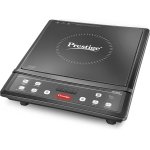 Prestige IRIS ECO 1200 W Induction Cooktop with Automatic Voltage Regulator |Indian Menu Option |High Voltage Surge Protection |Timer with User Pre-Set|1 year Warranty |Black