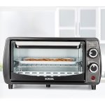 Borosil Prima Pro 10 Litres Oven Toaster Griller | 800W Heating Element, Temprature Control, 0-60 min Timer | Pizza Oven, Cake Oven For Baking | 1 Year Warranty, Black