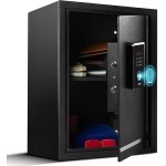 Ozone 55 Litres Fingerprint Safe Locker for Home & Office – Fingerprint Lock, 2-in-1 Unlocking (Fingerprint & Password), Size: 555H x 350W x 360D mm, Weight: 24.7kg, 2-Year Warranty