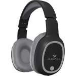 ZEBRONICS THUNDER Bluetooth 5.3 Wireless Headphones with 60H Backup, Gaming Mode, Dual Pairing, ENC, AUX, Micro SD, Voice assistant, Comfortable Earcups, Call Function(Black)