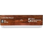 Godrej 1.5 Ton 3 Star, 5 Years Comprehensive Warranty, 5-In-1 Convertible Cooling, Wood Finish, Inverter Split AC (Copper, 4 Way Air Swing, AC 1.5T SIC 18VTC3 WYB TK, Teak Wood)