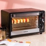 Borosil Prima 24 L Oven Toaster & Grill, Motorised Rotisserie & Convection Heating, 5 Heating Modes, Black