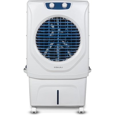 Bajaj Shield Series Velar 70L Desert Air Cooler For Home | Inverter Compatible | 80Ft Air Throw | Dual Side Water Inlet | Ice Chamber | 3 Yrs Warranty (1 Yr Standard + 2 Yrs Extended Warranty)【White】