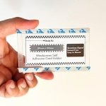 Daily Fix Self Adhesive Card Holder, 50mm x 100mm, Seamless Signal, Easy to Mount