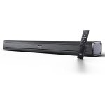 Mivi Fort Q80 Soundbar with 80W Surround Sound, 2.2 Channel soundbar with 2 in-Built subwoofers, Multiple EQ and Input Modes, Remote Accessibility, Bluetooth v5.1, Made in India Sound bar for TV