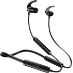 boAt Rockerz 255 Pro+, 60HRS Battery, Fast Charge, IPX7, Dual Pairing, Low Latency, Magnetic Earbuds, Bluetooth Neckband, Wireless with Mic Earphones (Active Black)