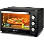 BELL Ibleo25Lgnew 25 Liters Electric Oven Toaster Grill Otg With Rotisserie, Black, 1600 Watts