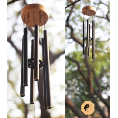 PARADIGM PICTURES 6 Pipe Wind Chimes for Home | Home Decor Items