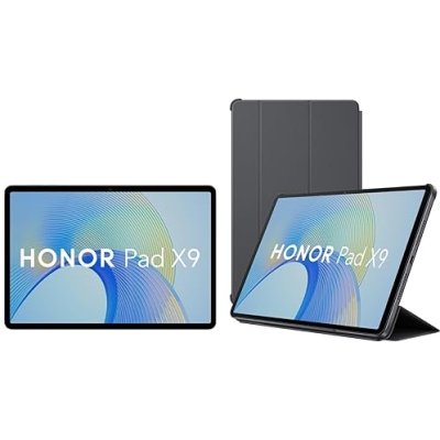 HONOR Pad X9 with Free Flip-Cover 11.5-inch (29.21 cm) 2K Display, Snapdragon 685, 4GB, 128GB Storage, 6 Speakers, Up-to 13 Hours Battery, Android 13, WiFi Tablet, Metal Body, Gray