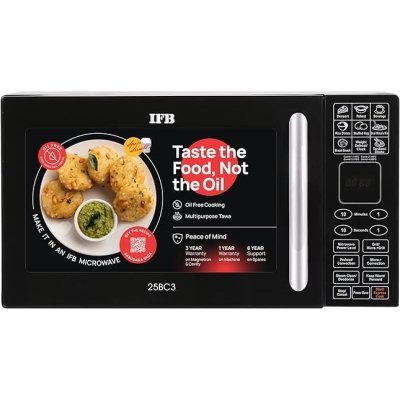 IFB 25 L Convection Microwave Oven (25BC3, Black, Oil Free Cooking, With Starter Kit)
