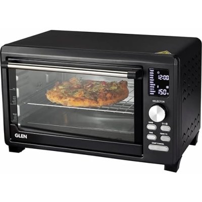 Glen OTG 23 Litres, 1500W Digital, Full Back Convection, Motorized Rotisserie, Black (5023DIGI)