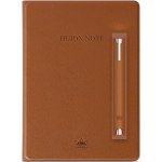 HUION Note X10 Smart Digital Notebook | (A5 Size), 50 Sheet | 9.5x7inch | Digital Notebook Drawing Tablet with Battery-Free Pen | Huion Scribo 2 | Supports Windows, Mac, Android, iOS | Brown