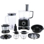 Usha ICHEF Food Processor 800 Watts Copper Motor with 9 Accessories & 8 Functions (BLACK)