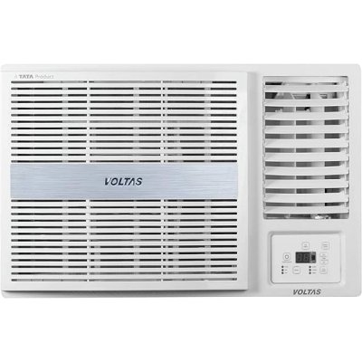 Voltas 1 Ton 3 Star, Fixed Speed Window AC (Copper, Turbo Mode, 2023 Model, 123 Vectra Platina, White)