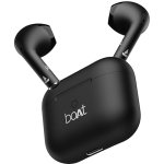 Boat Airdopes Joy, 35Hrs Battery, Fast Charge, IWP Tech, Low Latency, 2Mic ENx, Type-C Port, v5.3 Bluetooth Earbuds, TWS Ear Buds Wireless Earphones with mic(Jet Black)